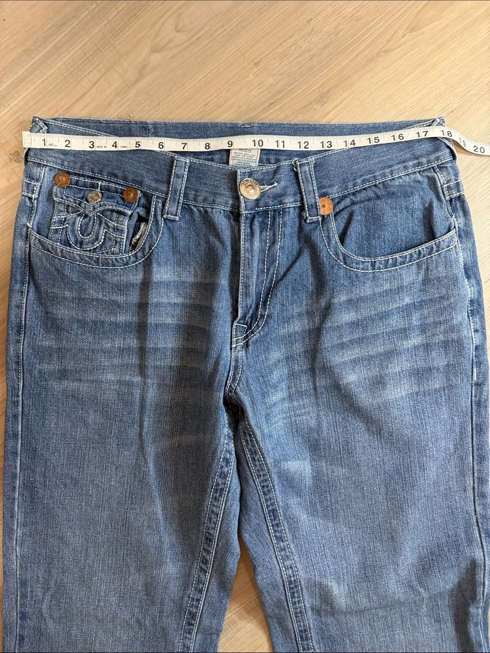 True Religion Joey Super T USA Denim Jeans.  Sz 36/34